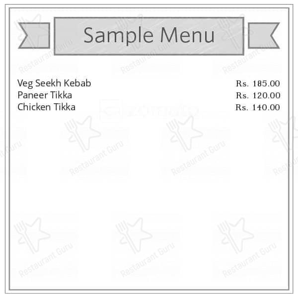 INDIAN CHILLY SQUARE menu