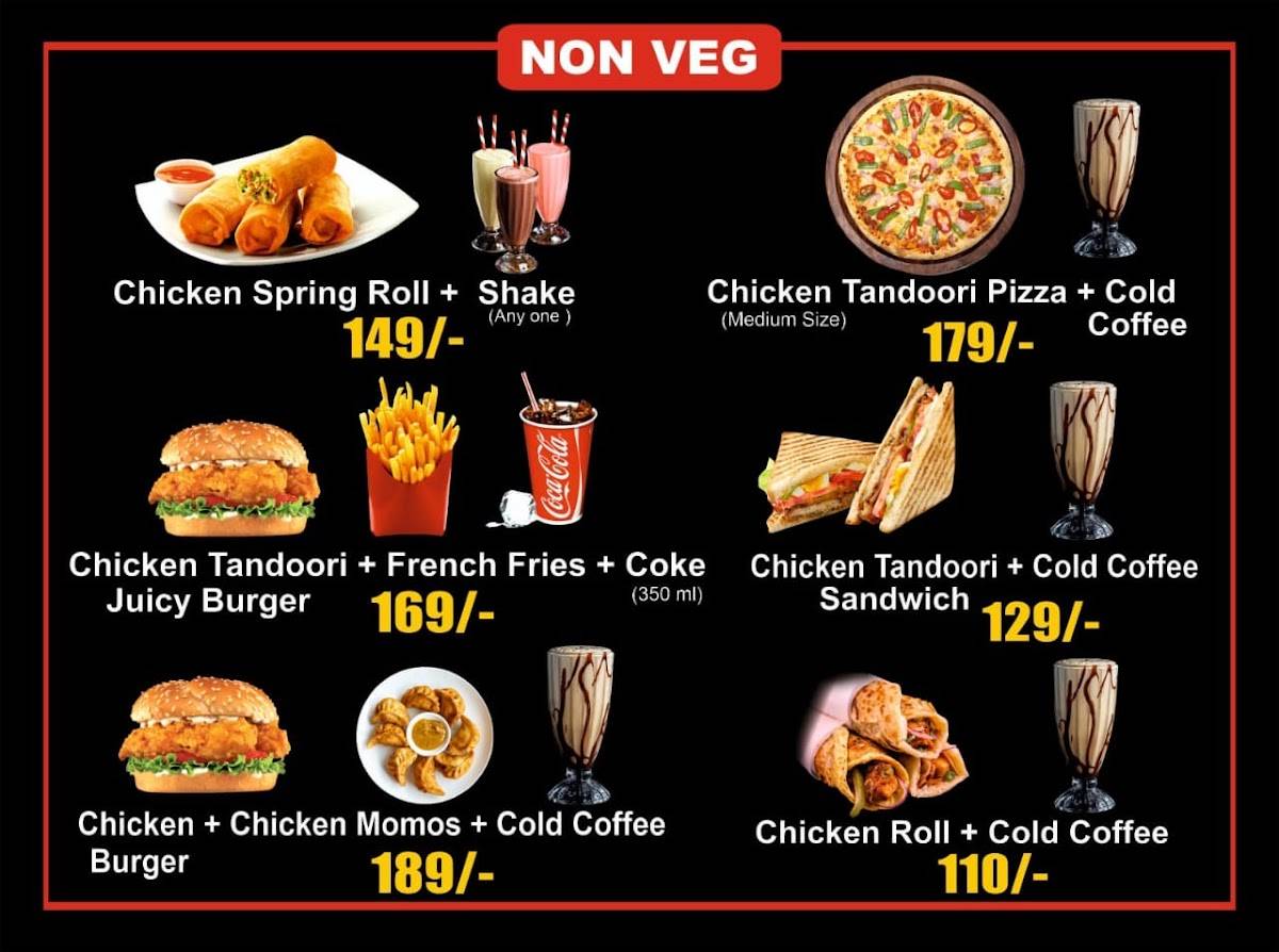 Infinity Cafe Marunji menu
