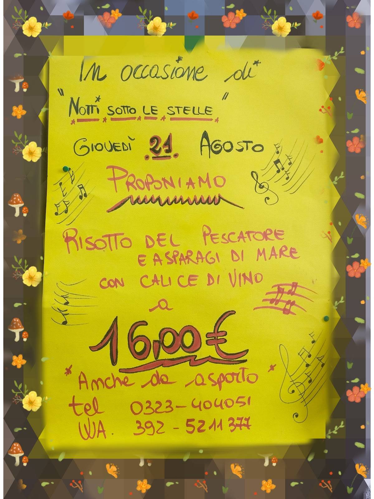 Menu di Ristorante Le Volte 