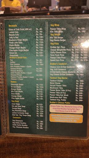 Brother's Food Point menu