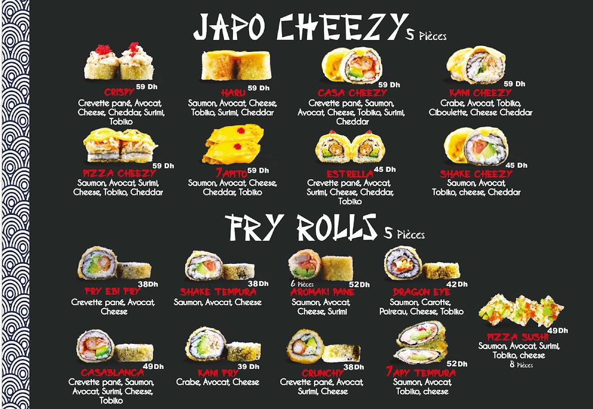 Menu de Japonezà Sushis-Thaï & Woks