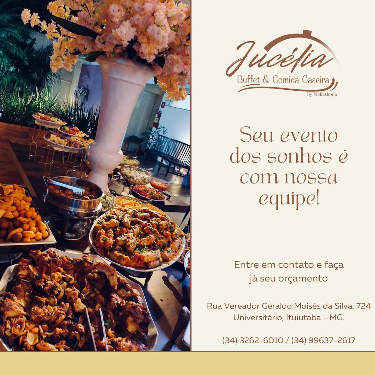 Jucélia Buffet e Comida Caseira cardápio