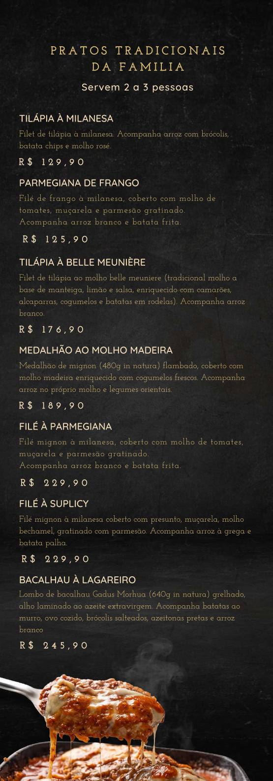 Brunholi Grill & Pizza cardápio