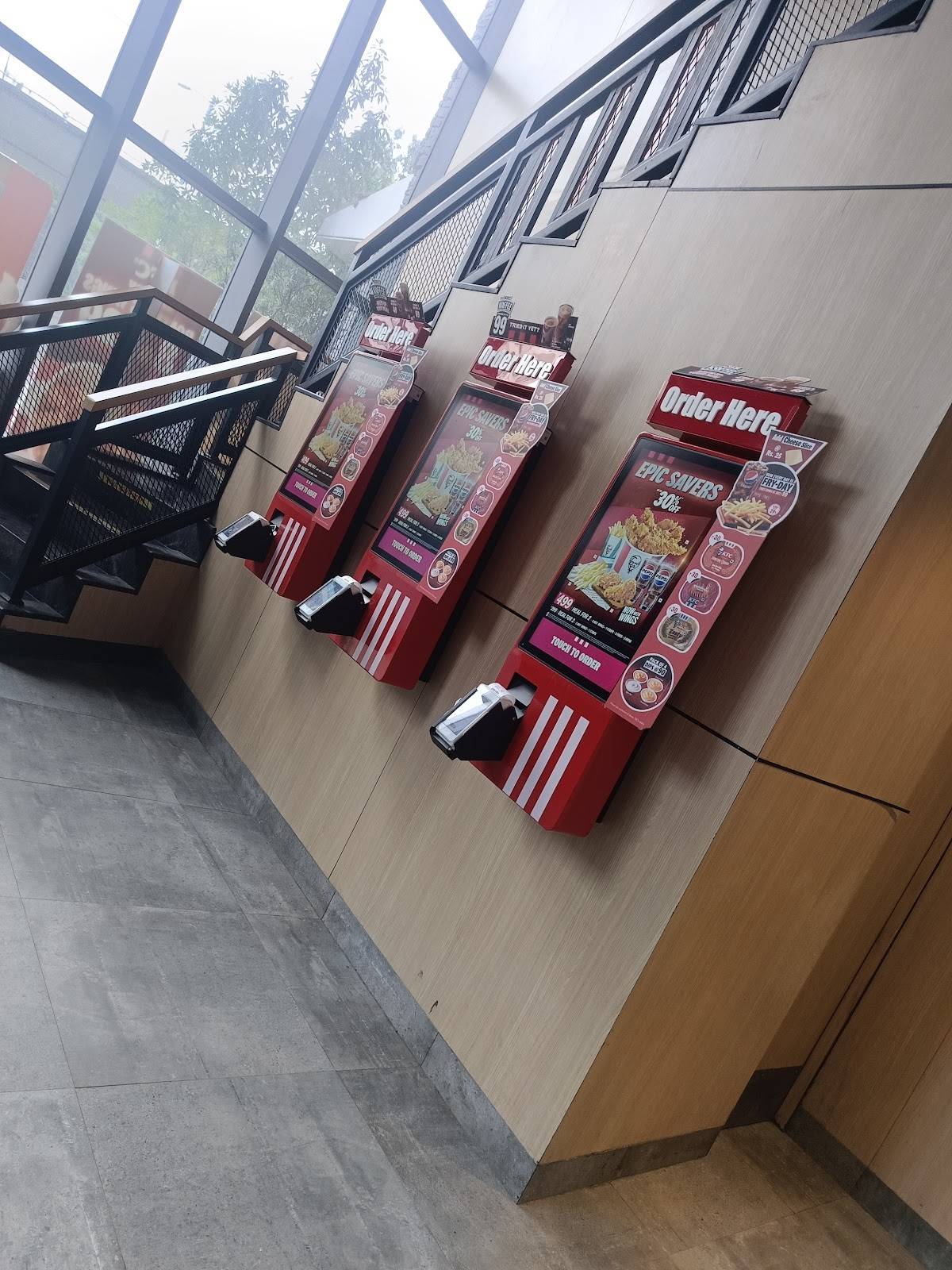 KFC menu