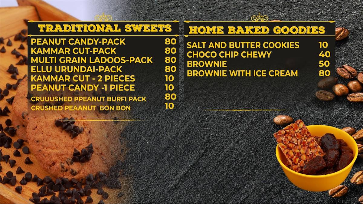Kaapi Stop - Pollachi menu