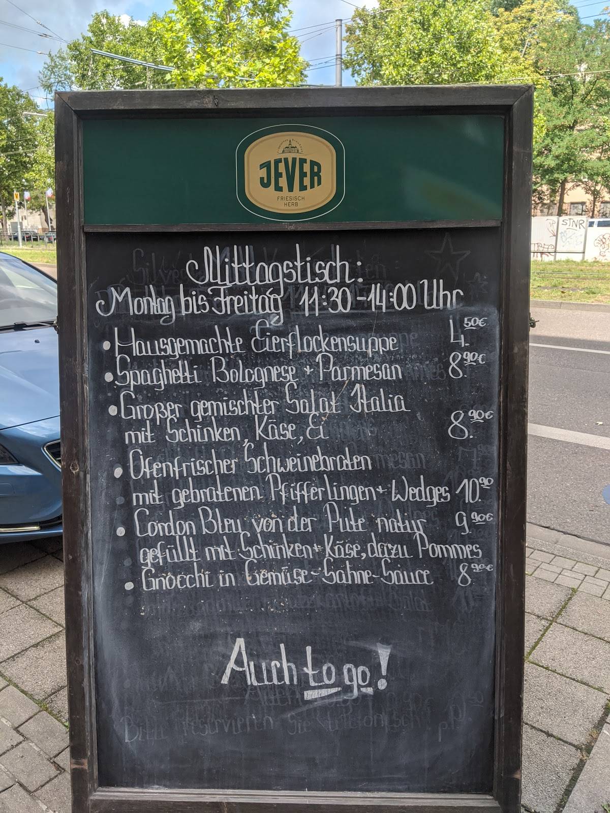 Speisekarte von Kaisergarten pub & Bar, Karlsruhe