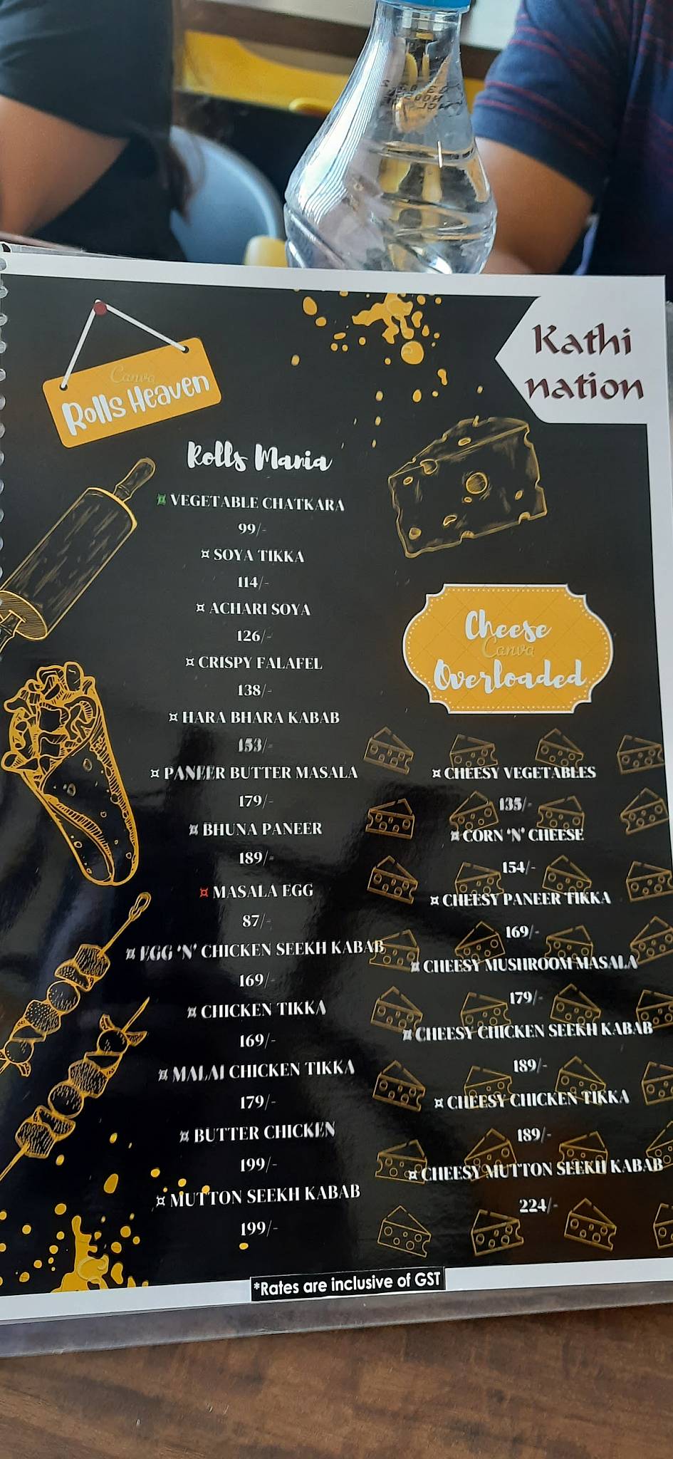 Kathi Nation menu