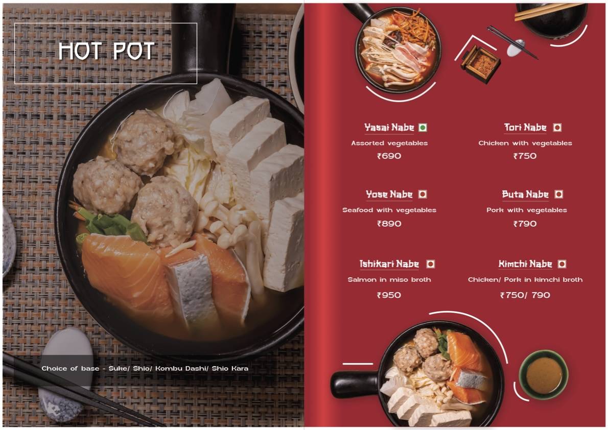 Kogai- Fine Japanese Dining menu