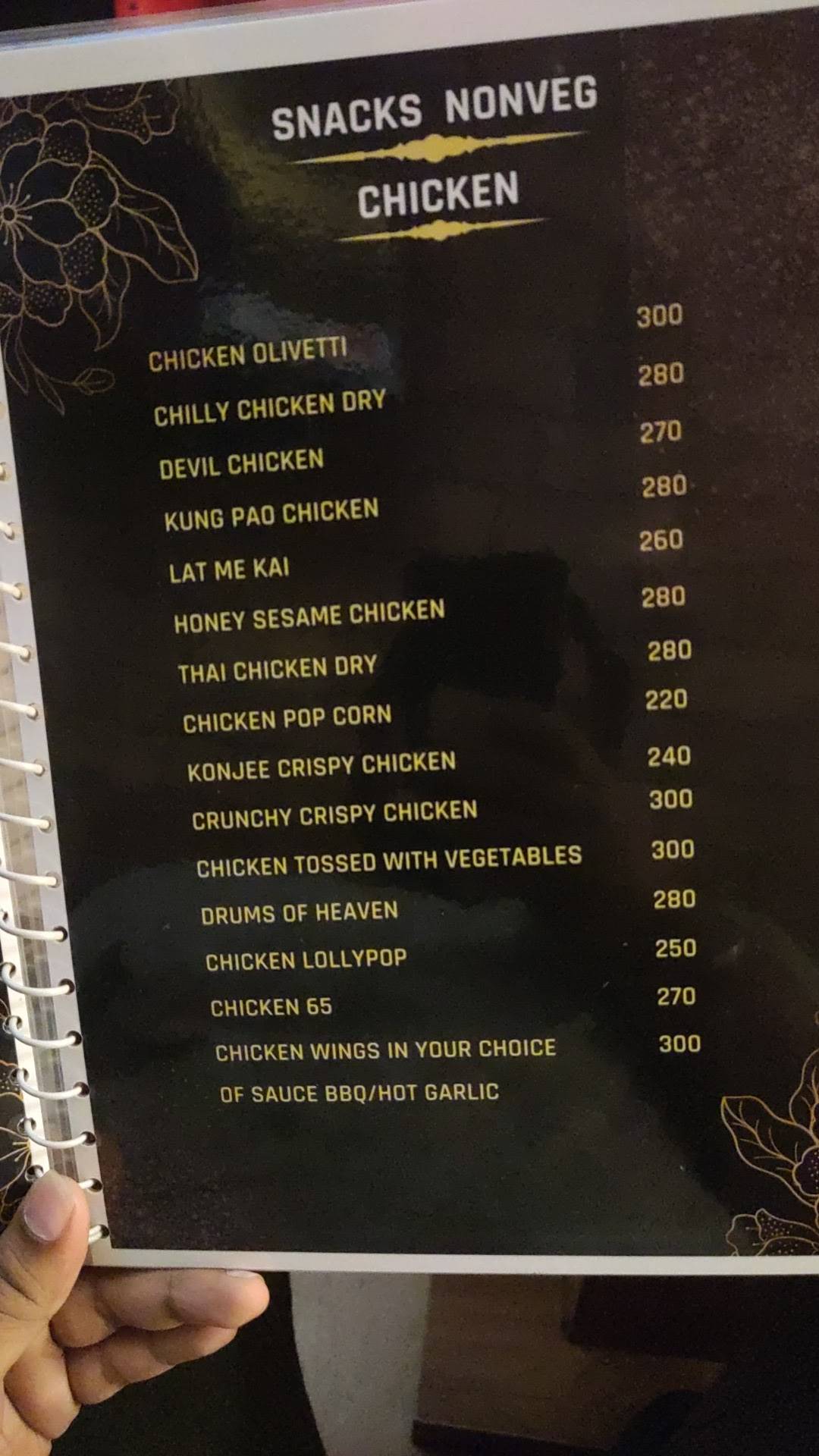 The Tavern Cafe menu