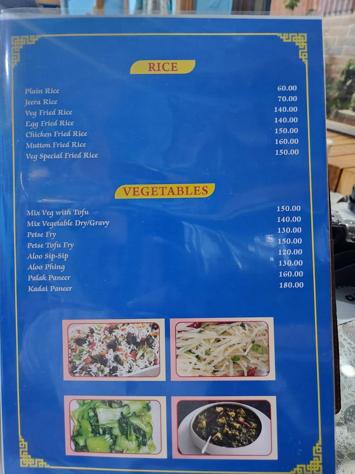 Kora Kitchen menu