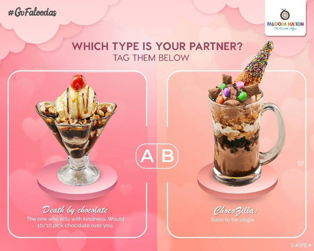 Falooda Nation Kottayam menu