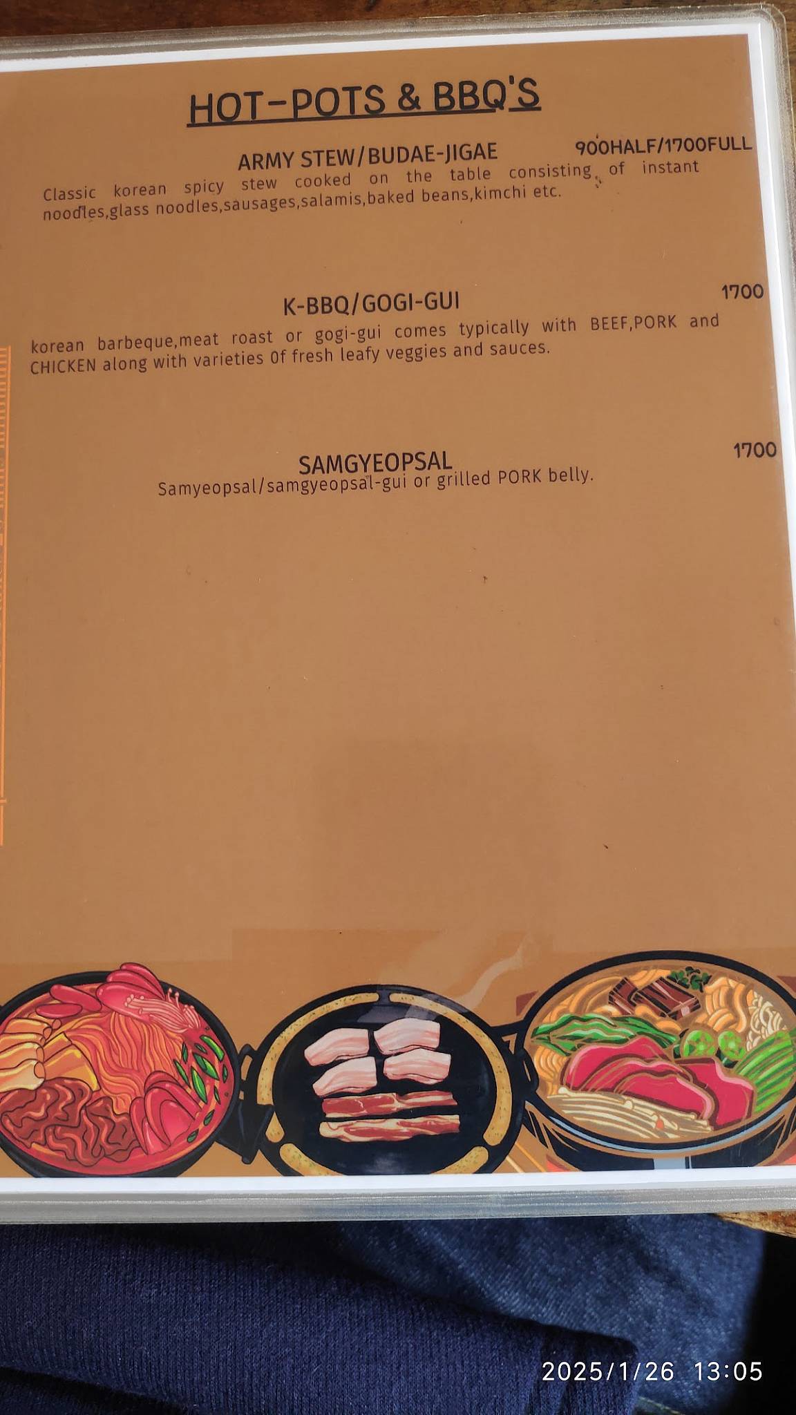 Kynjai Cloud Kitchen menu