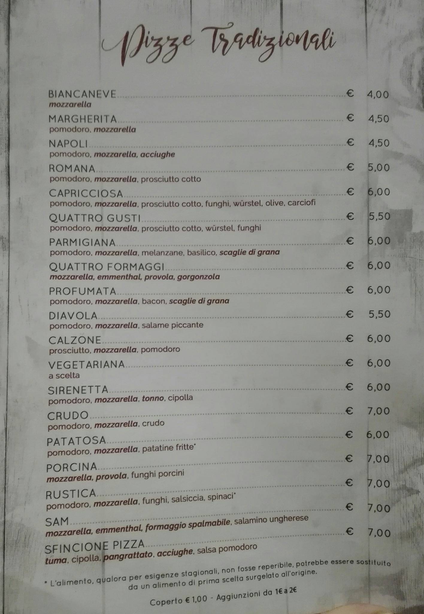 Menu di L'Èlite Ristorante/Pizzeria 