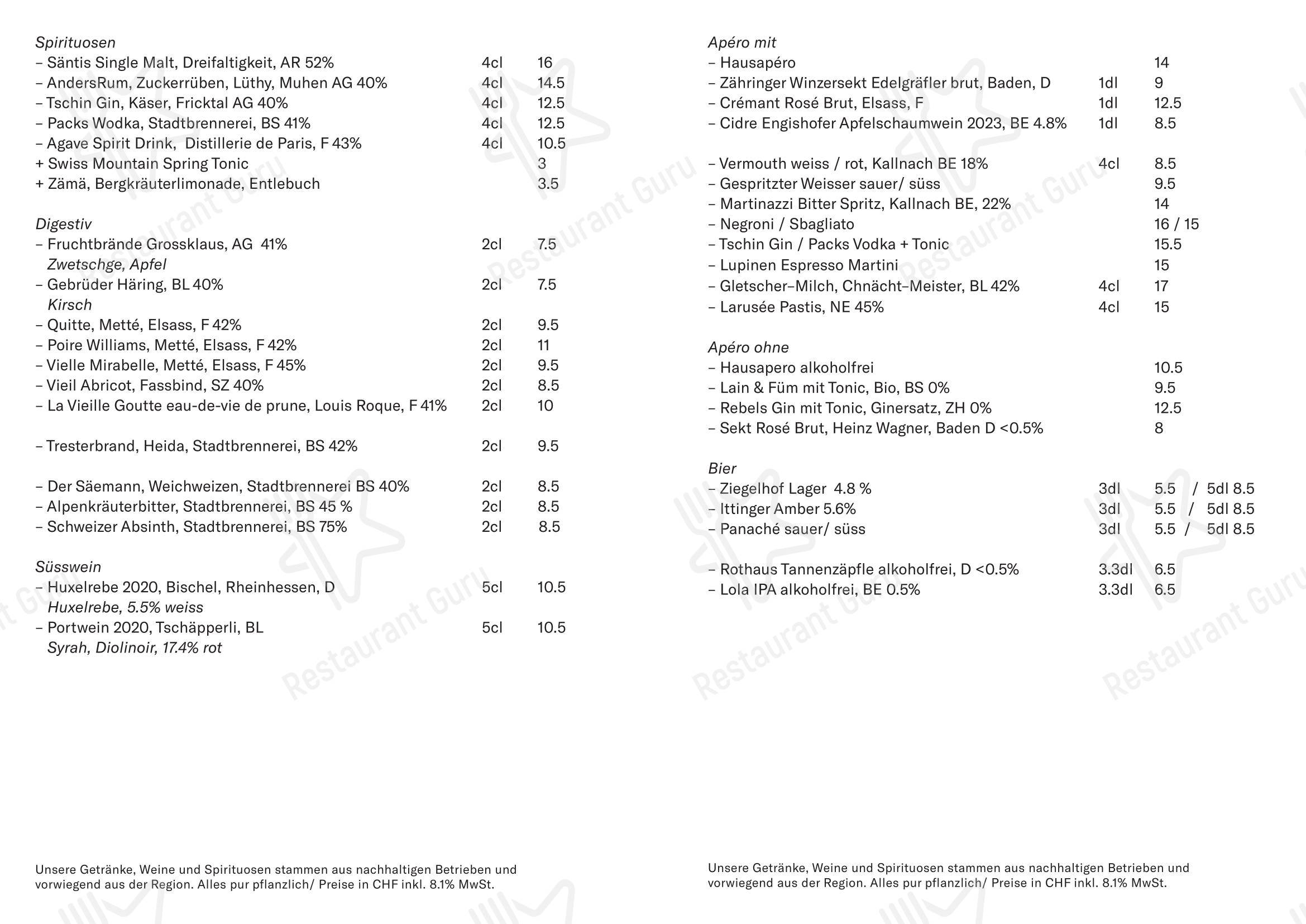 Guarda il menu di LAUCH