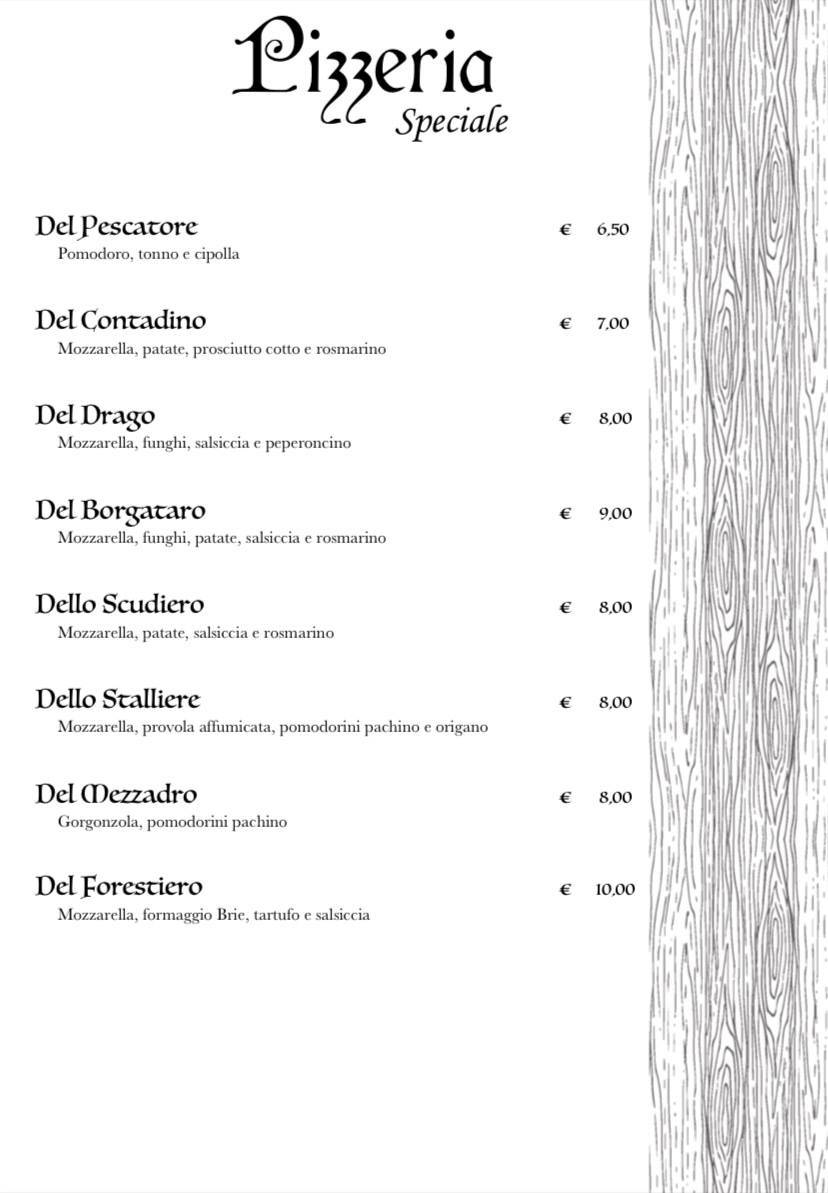 Menu di LA QUINTANA 