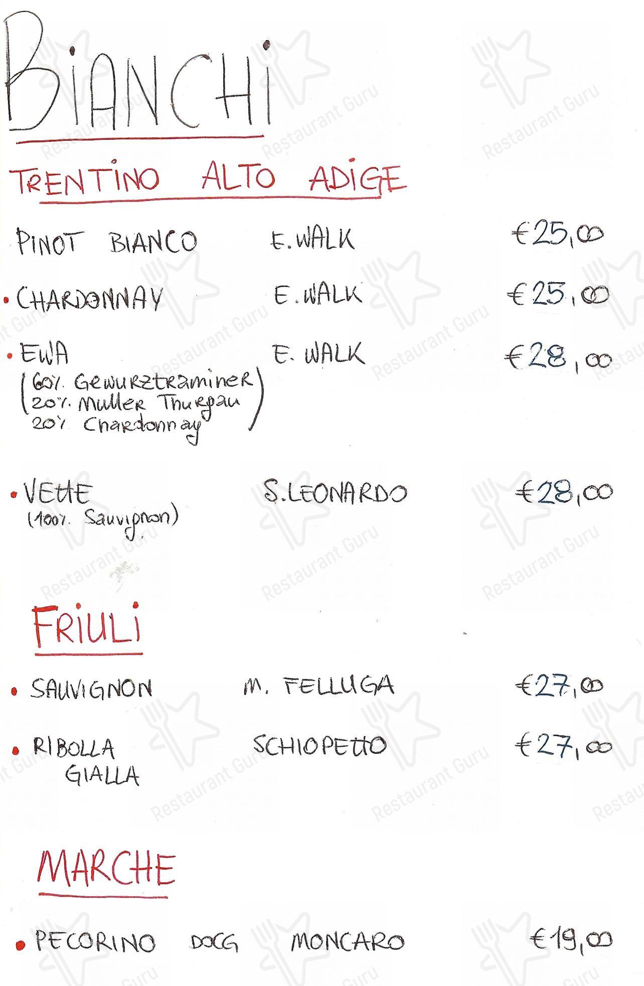Menu di Ristorante La Balestra - 菜单