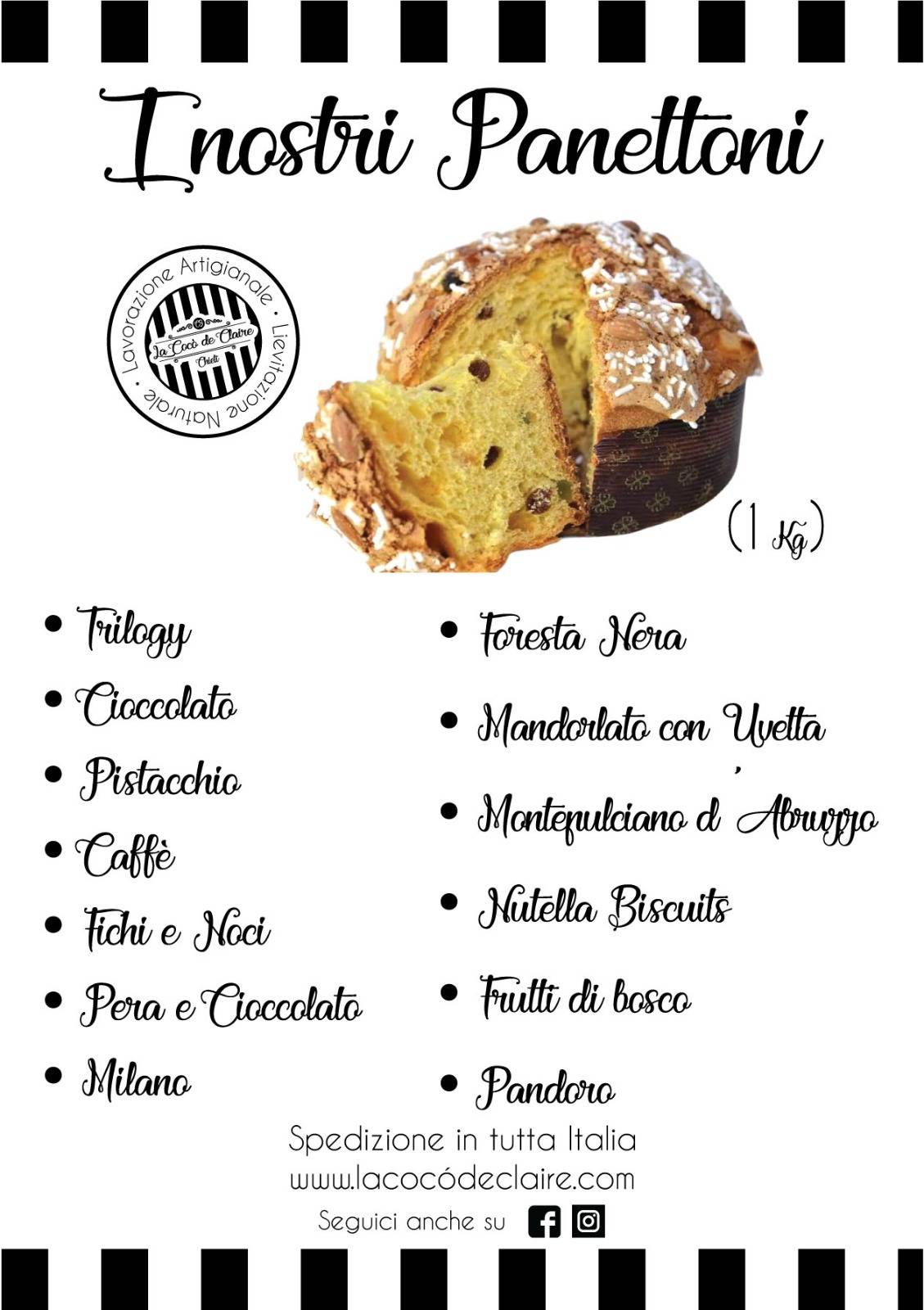 Menu di La Cocò de Claire 