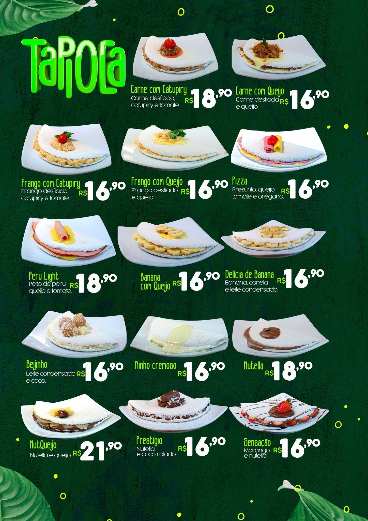 La Fruta Açaí Rio Verde cardápio