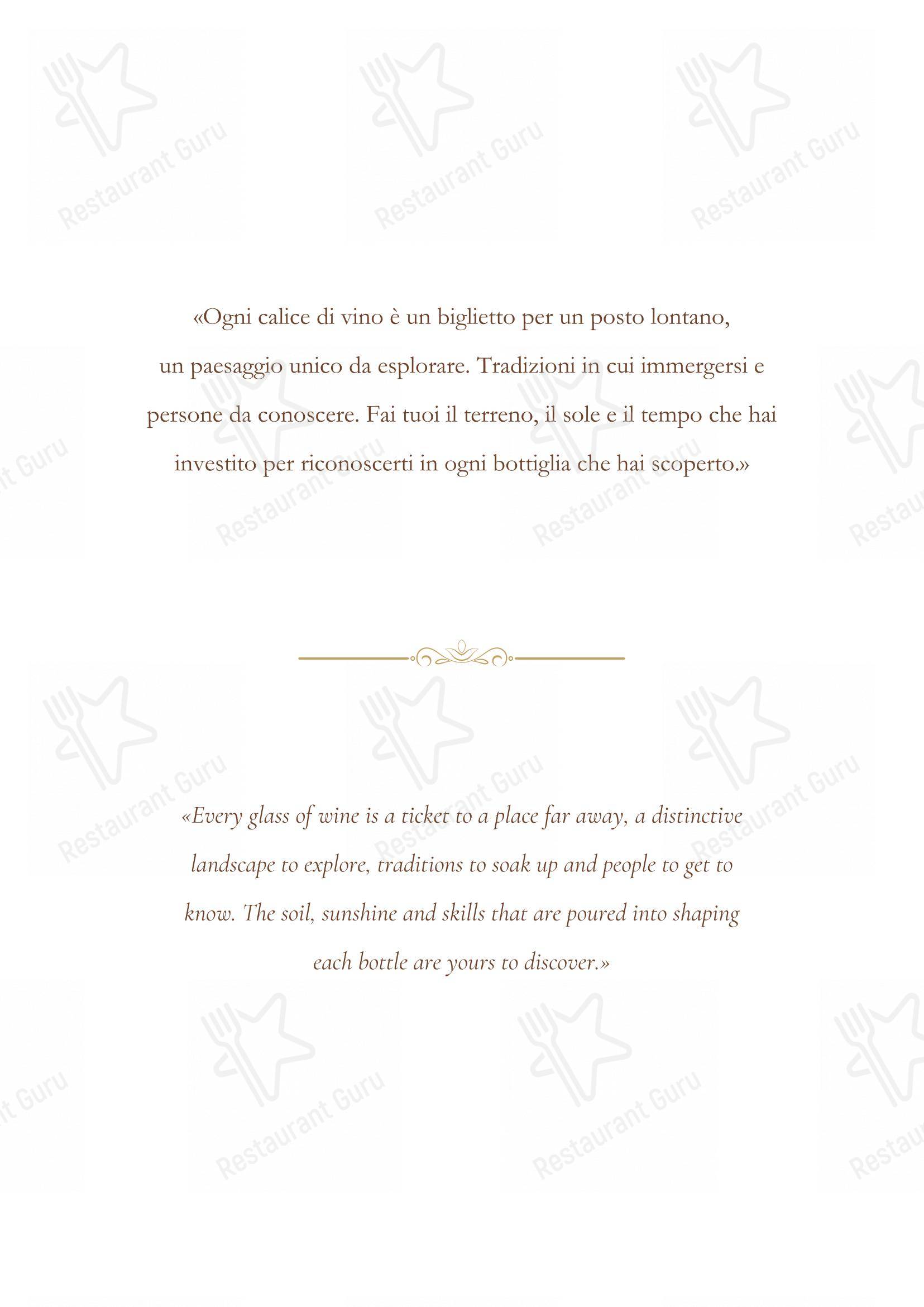 Menu per La Locanda del Gobbo Nero in Montaione