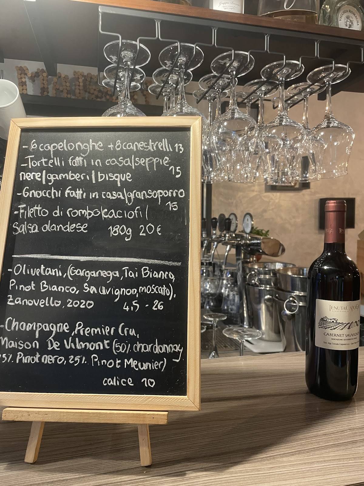 Menu di La Maison 