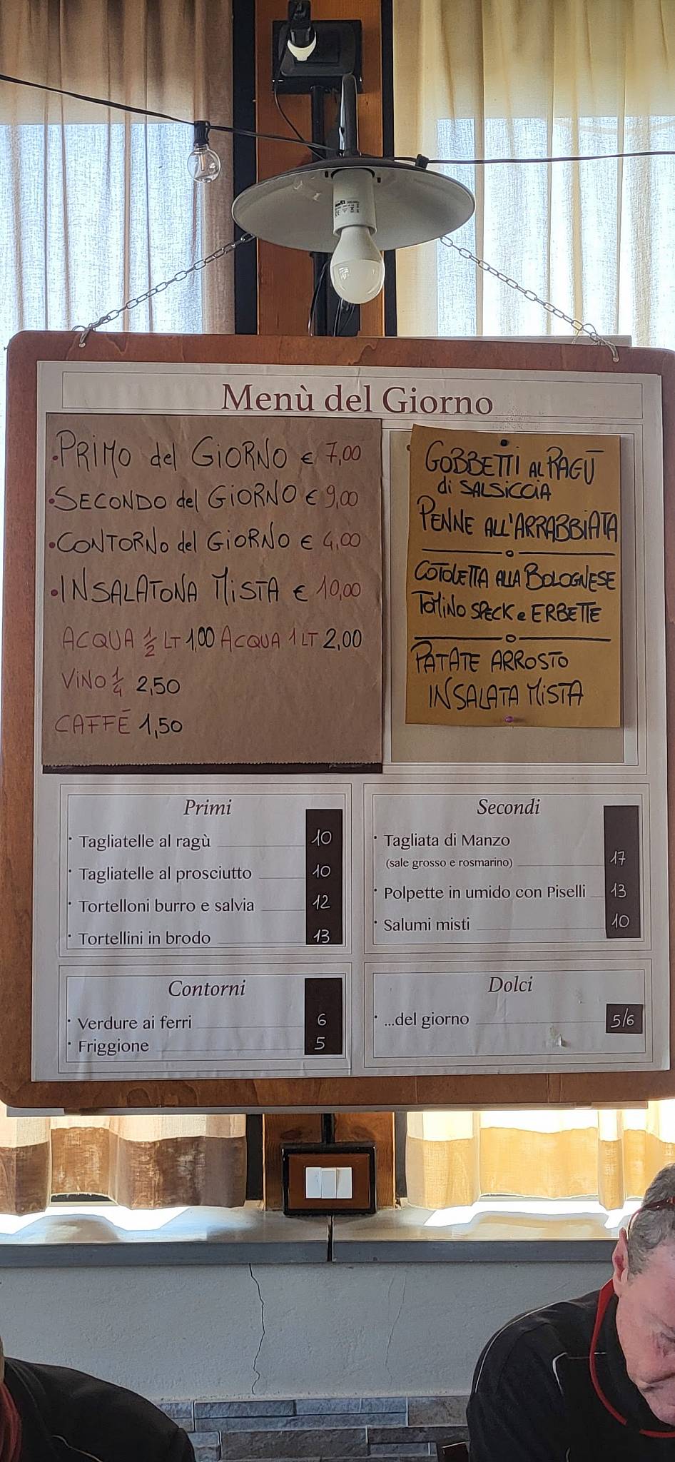 Menu di La Sosta Del Gallo 