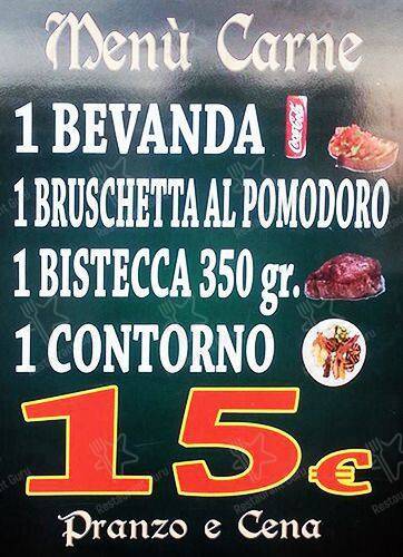 Menu di La Taverna del Re 2 