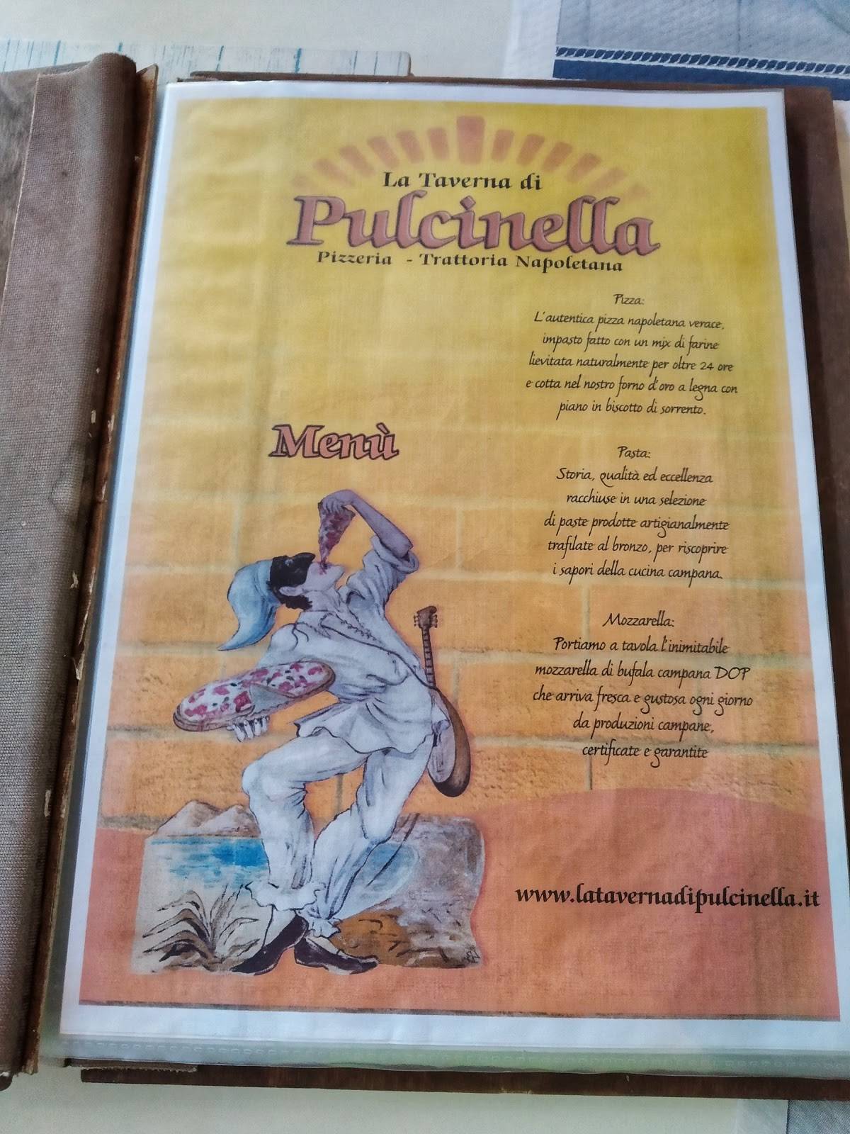 Menu di La Taverna di Pulcinella 