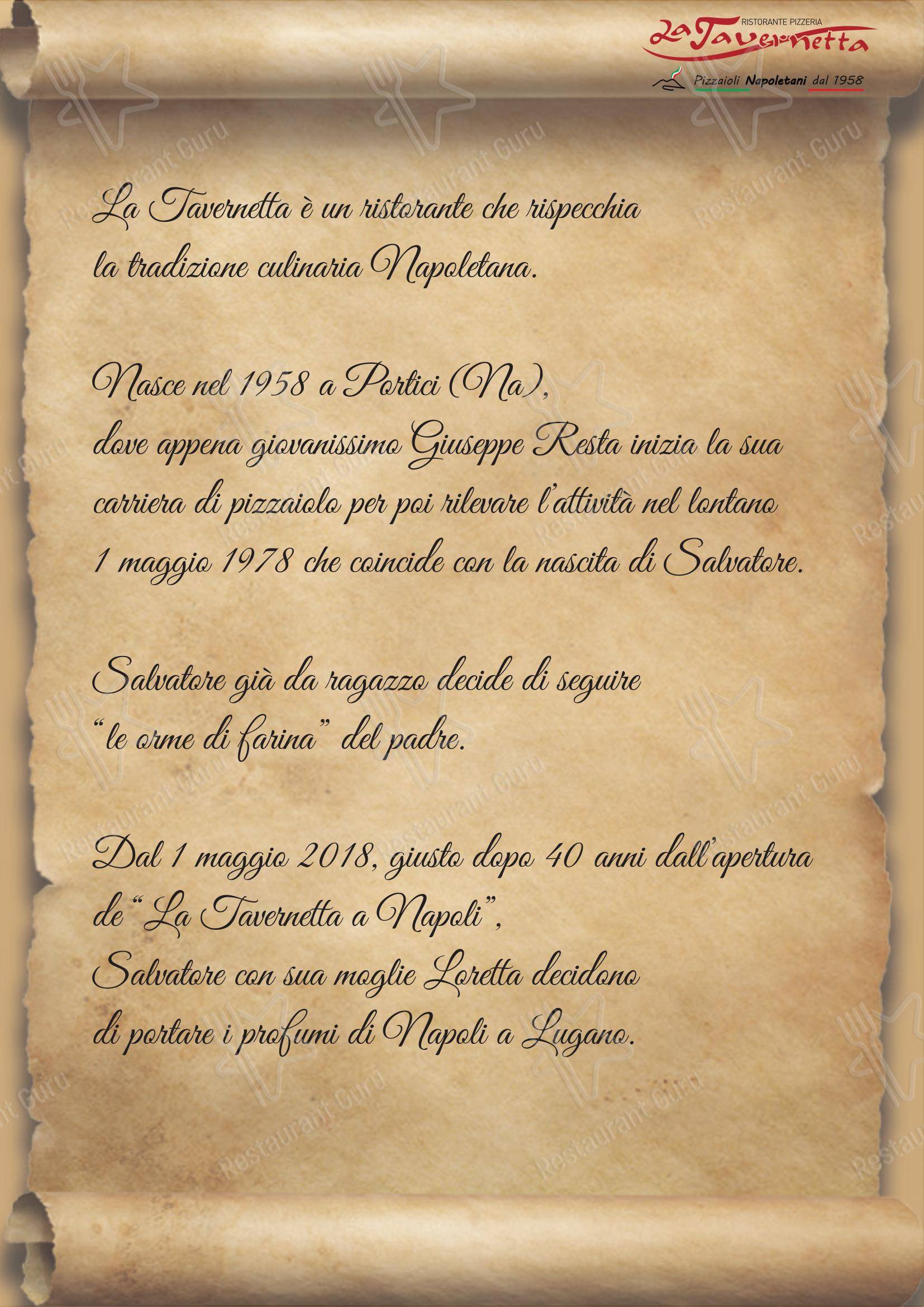 Menu di La Rocca (nuova gestione) - Menu