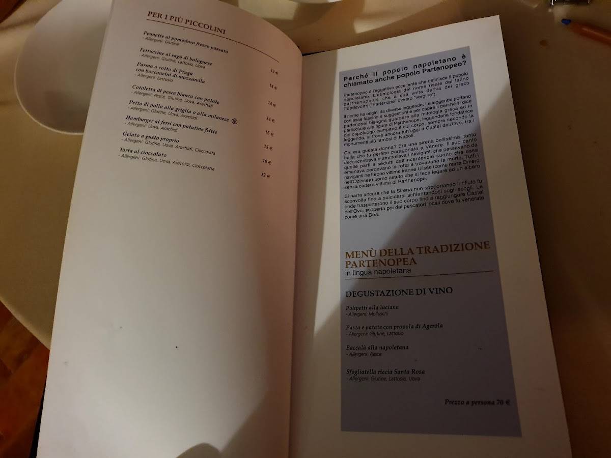 Menu di La Terrazza 