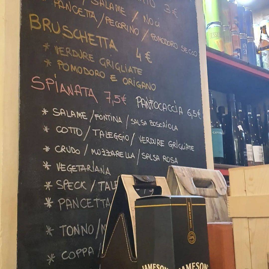 Menu di La taverna di Lambrate 