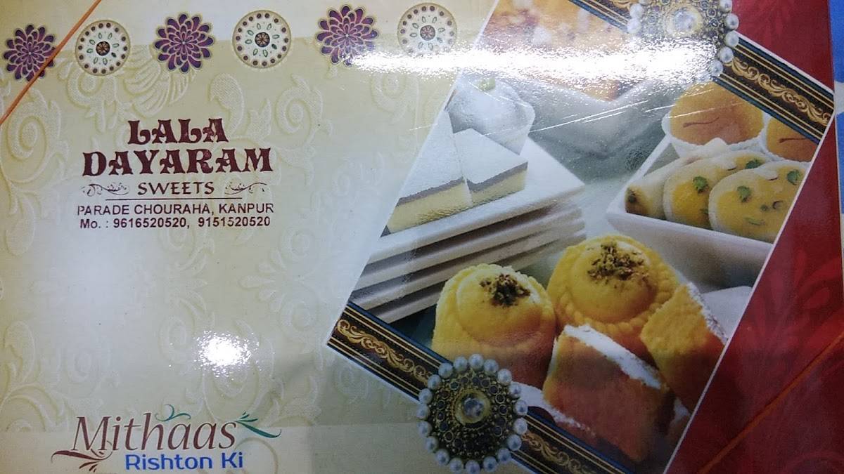 Lala Dayaram Sweets menu