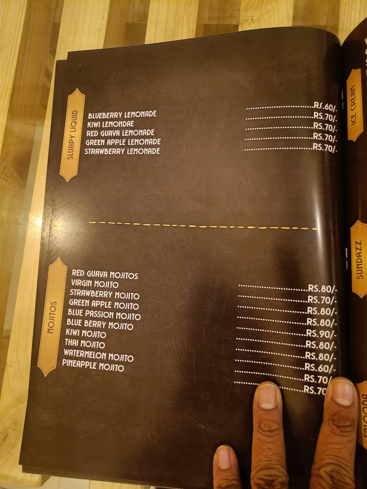 Lambuz Juice Cafe menu