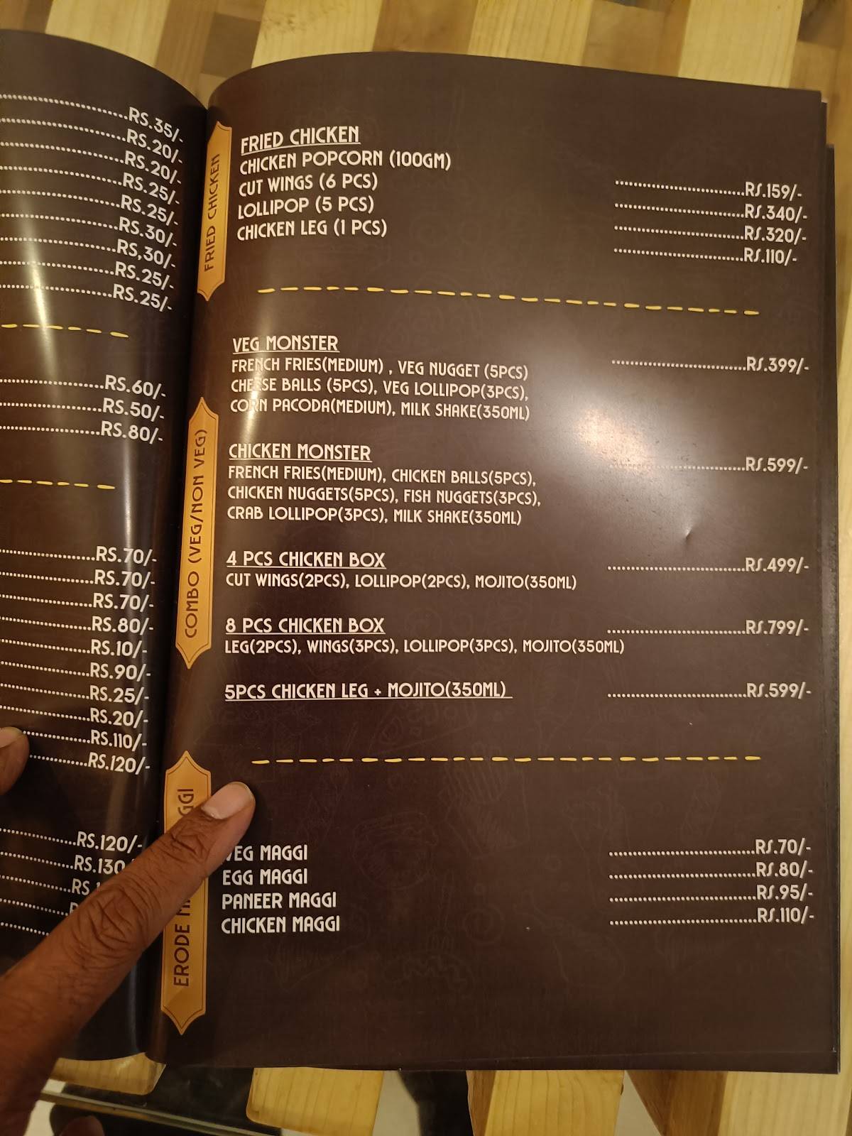 Lambuz Juice Cafe menu