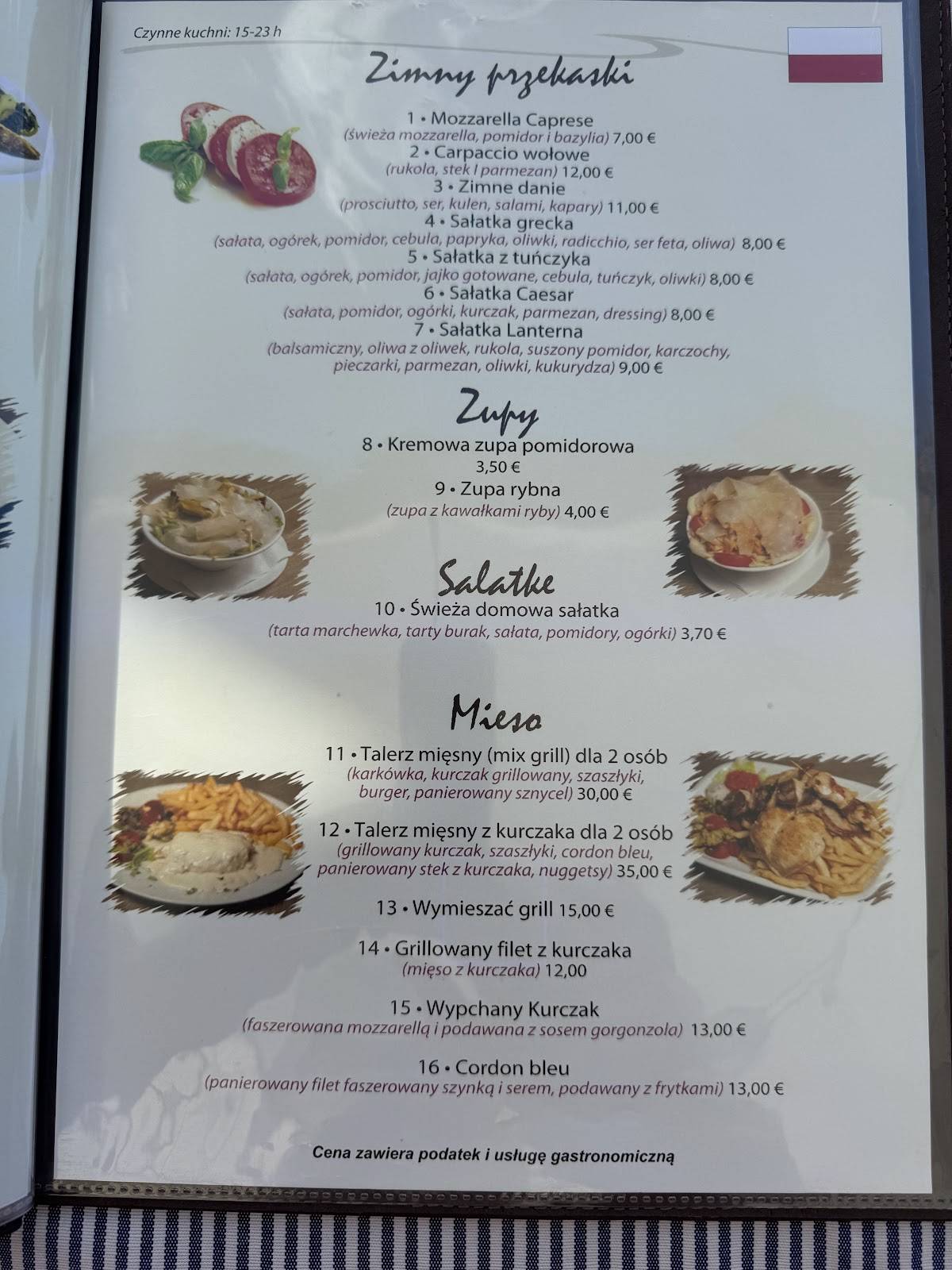 Menu di Lanterna 