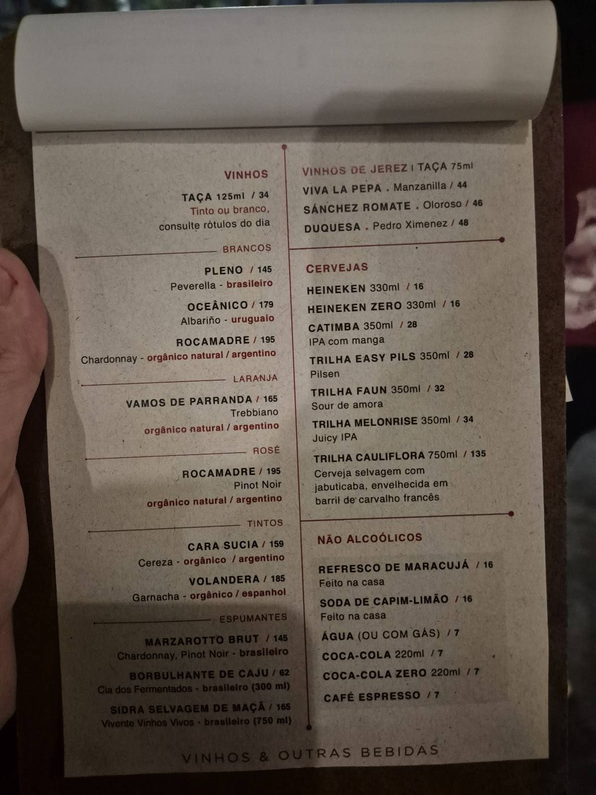Lardo - Bar e Sebo cardápio
