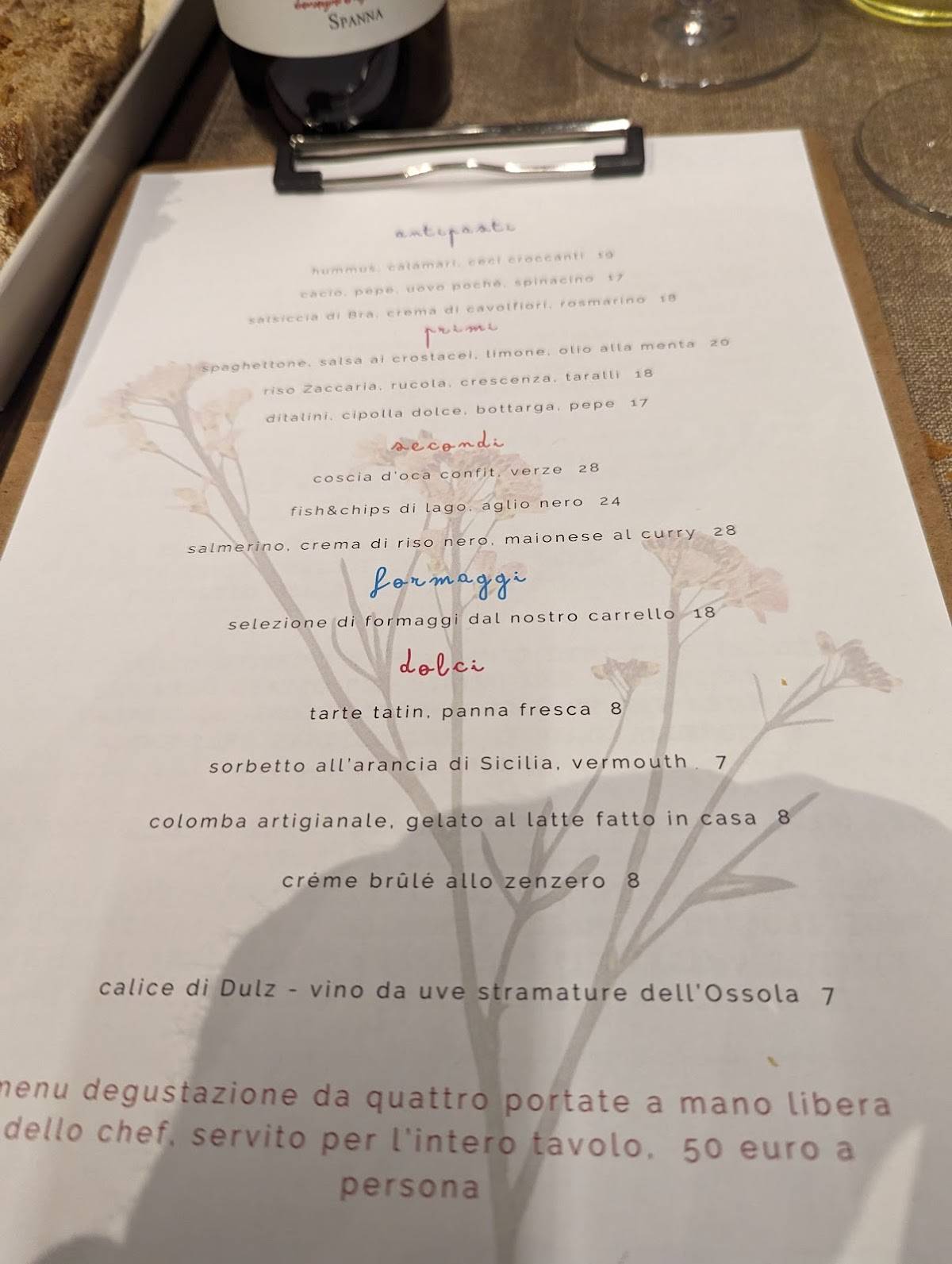 Menu di Lassa•Stà 