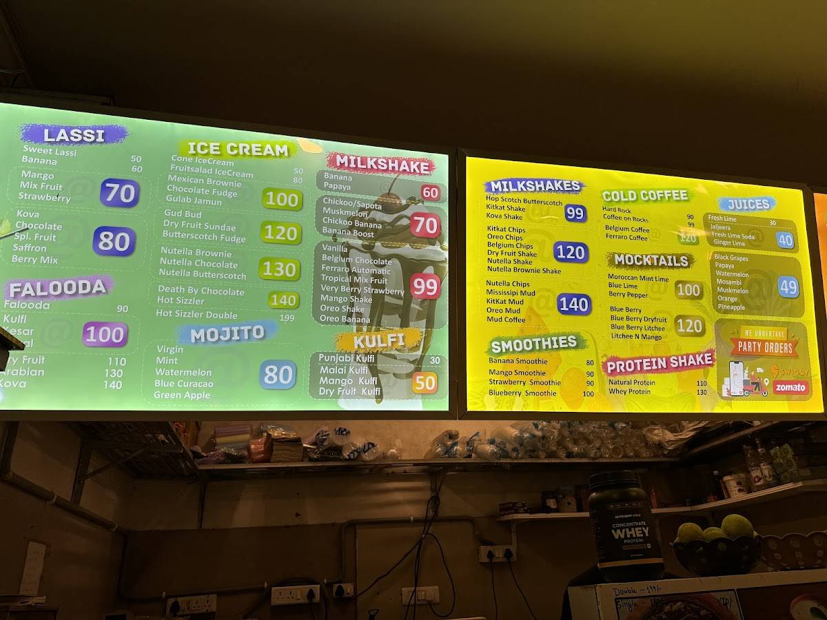 Lassi Story menu