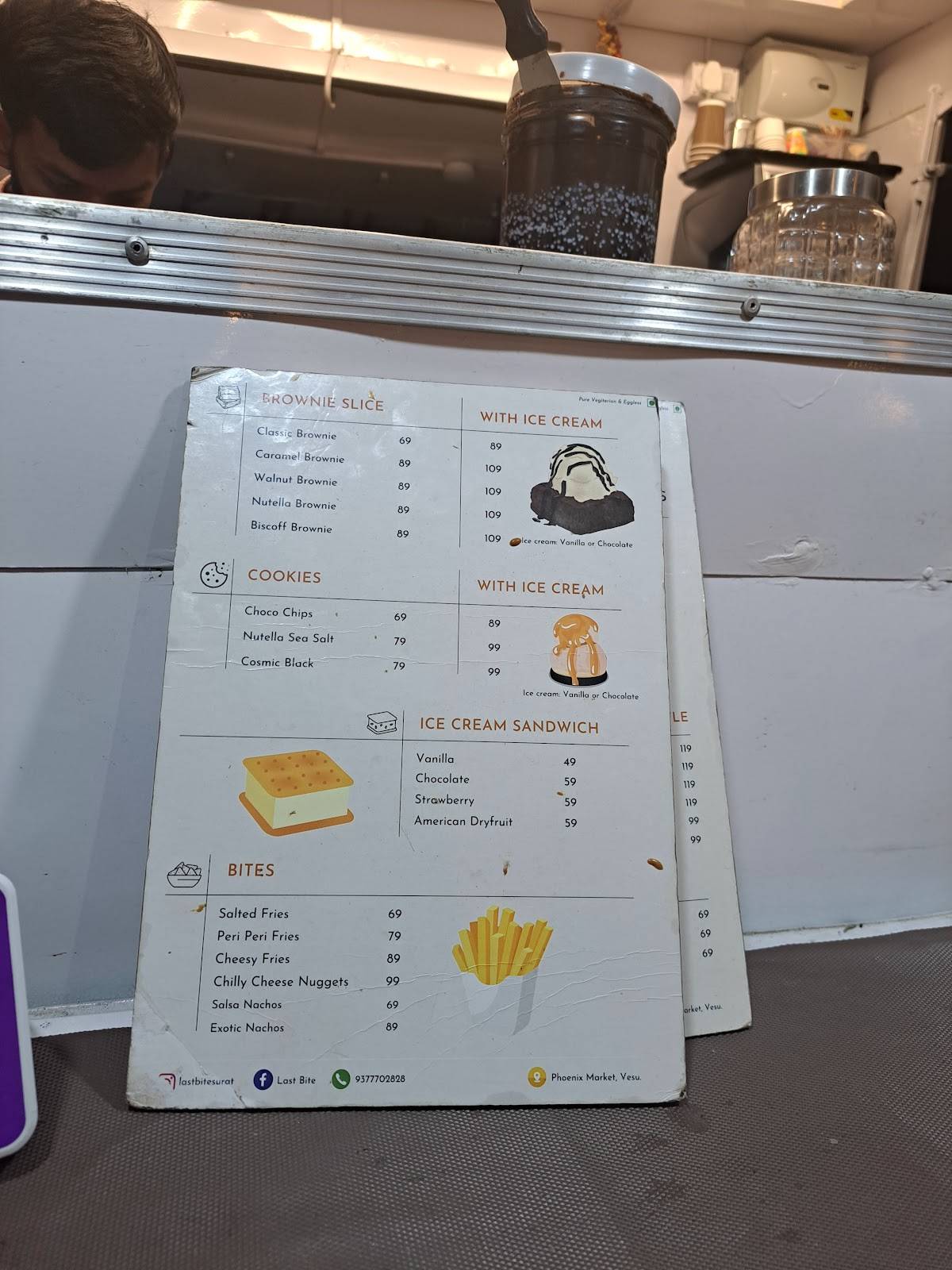 Last Bite Cafe menu