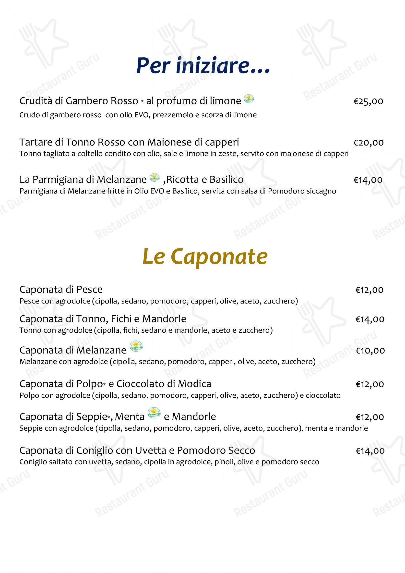 Menu per Le Lumie Ristorante ristorante