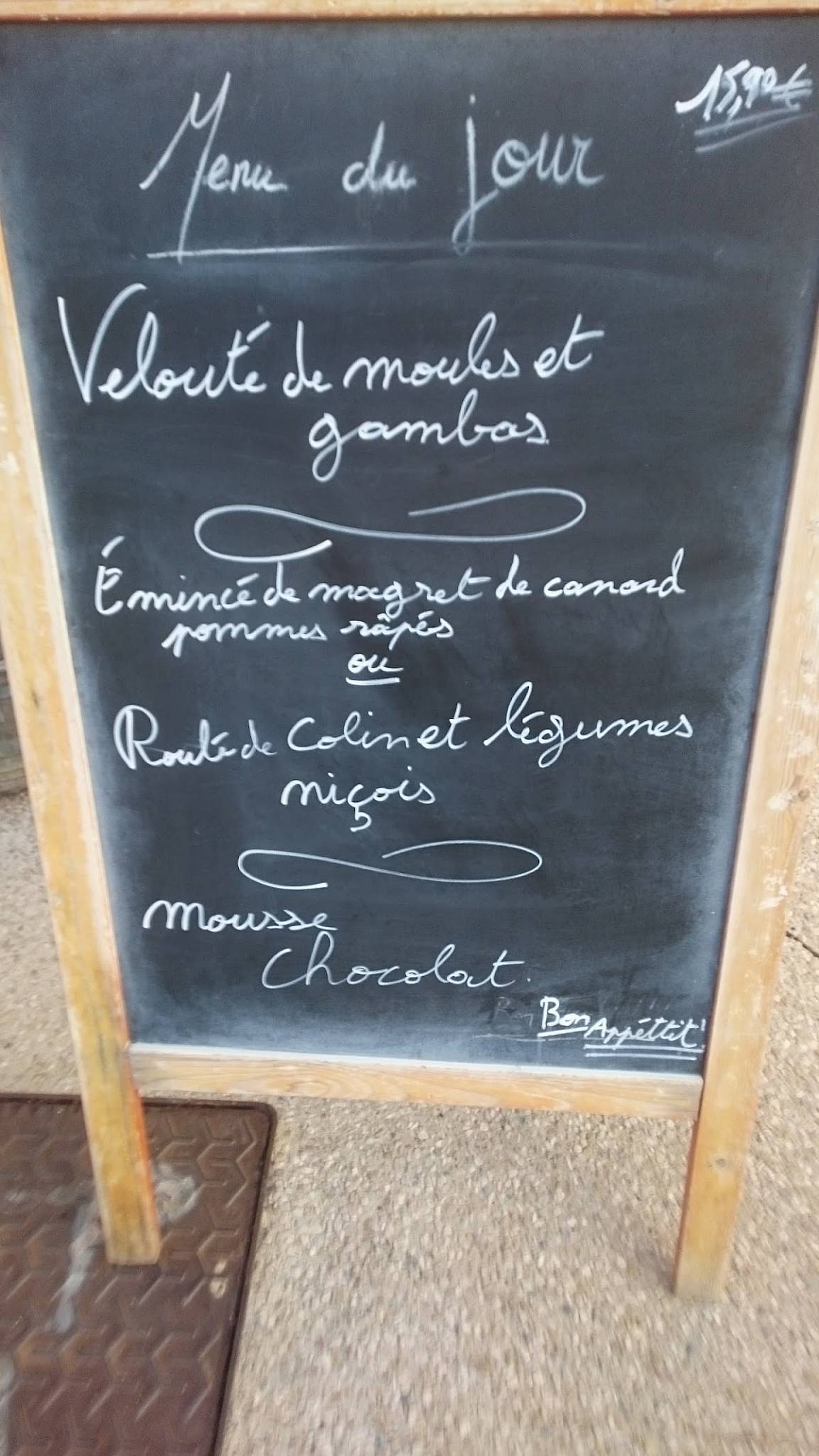 Menu Au Le Pav Dans La Mare Restaurant Fontaine L S Dijon