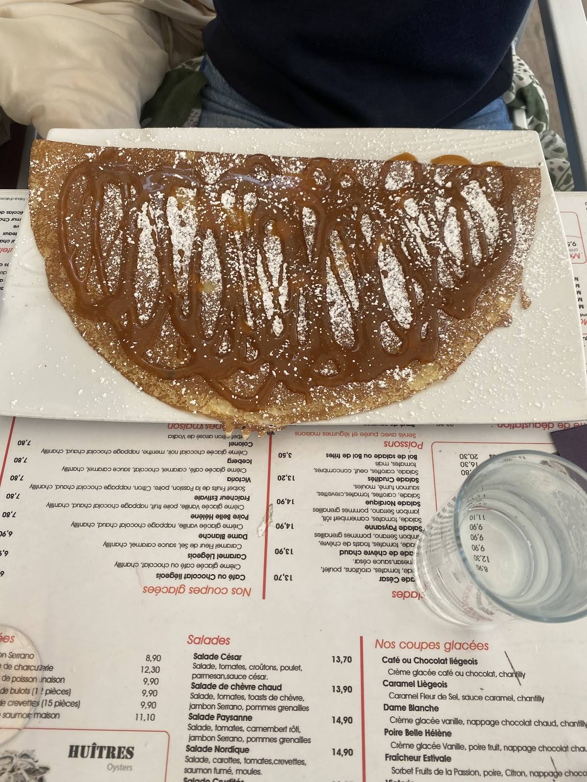 Menu de Le Récif