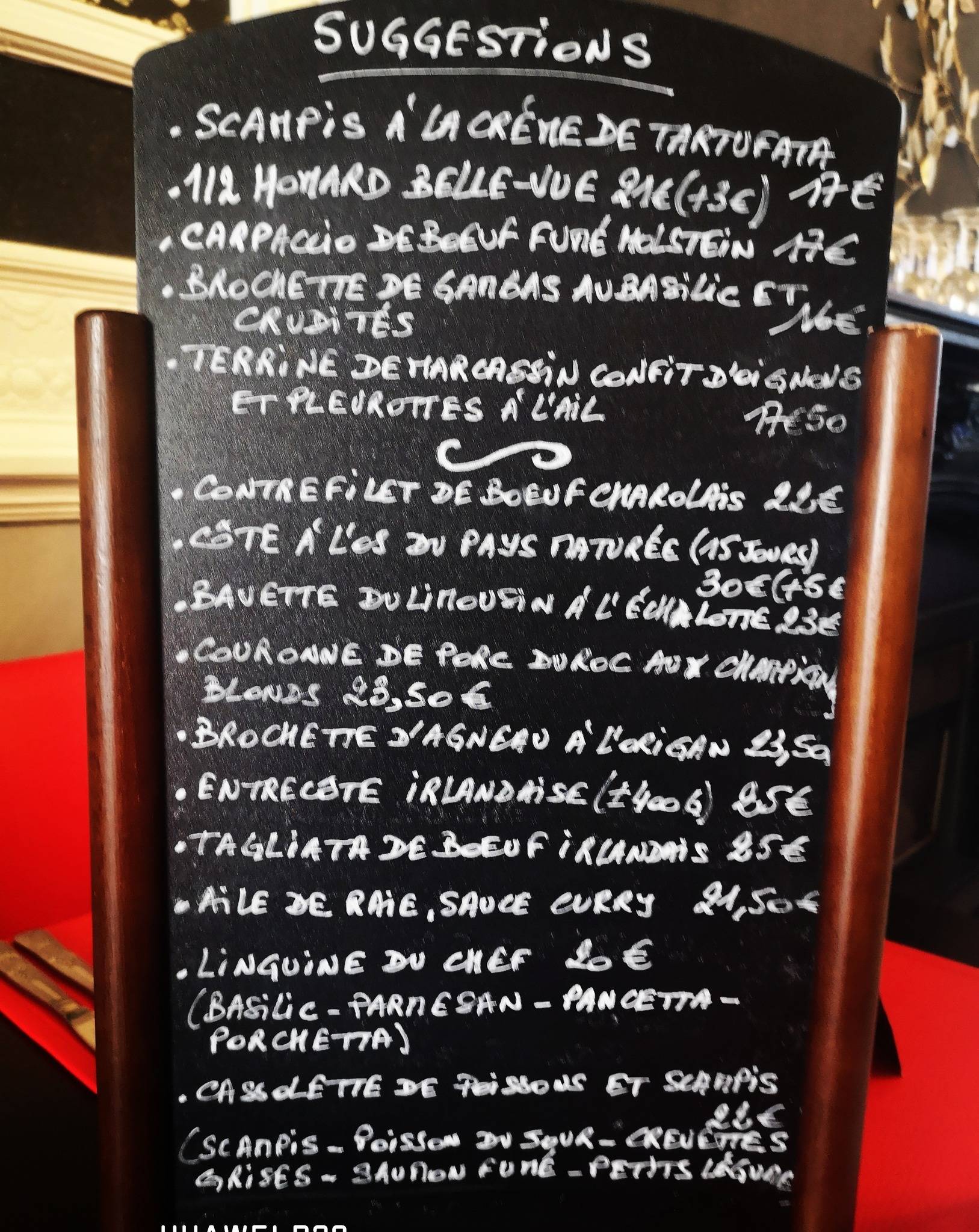 Menu au le passe partout erquelinnes rue albert 1er 139