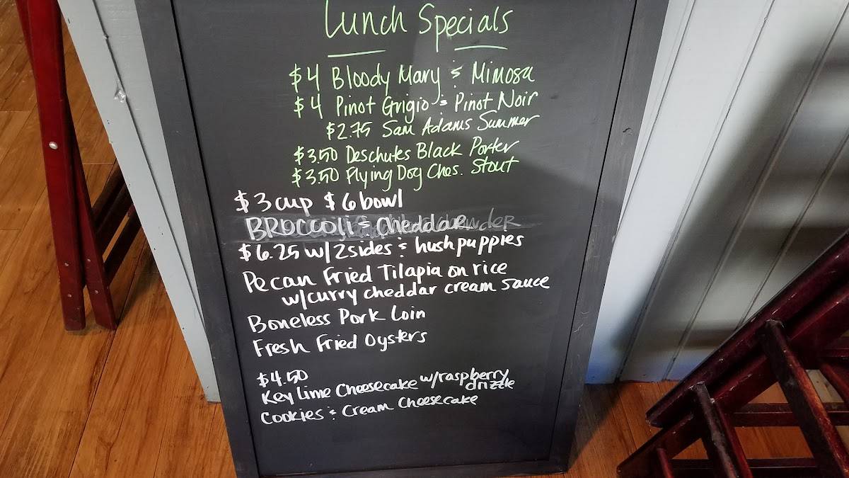 Menu at Lobscouser Restaurant, Portsmouth