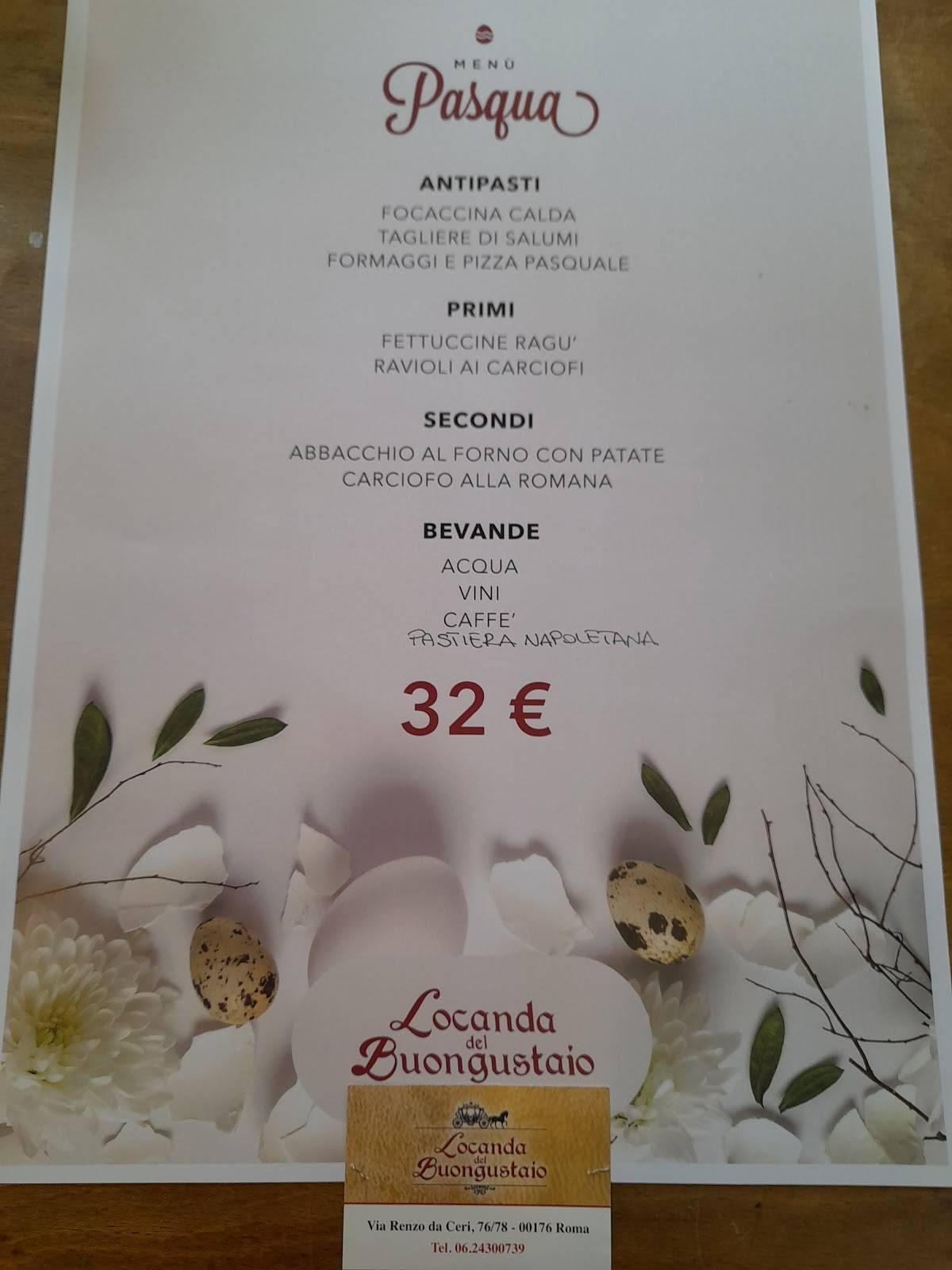 Menu di Locanda del Buongustaio 