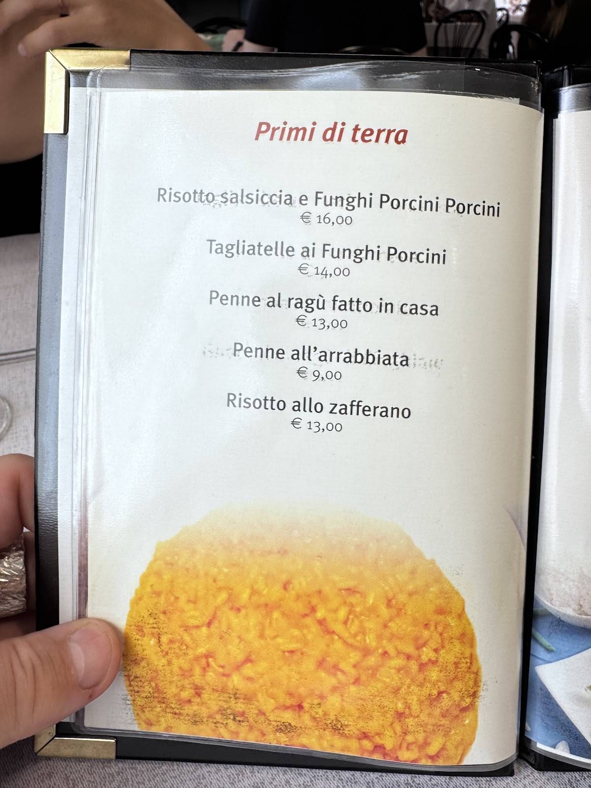 Menu di Ristorante A Modo Mio 