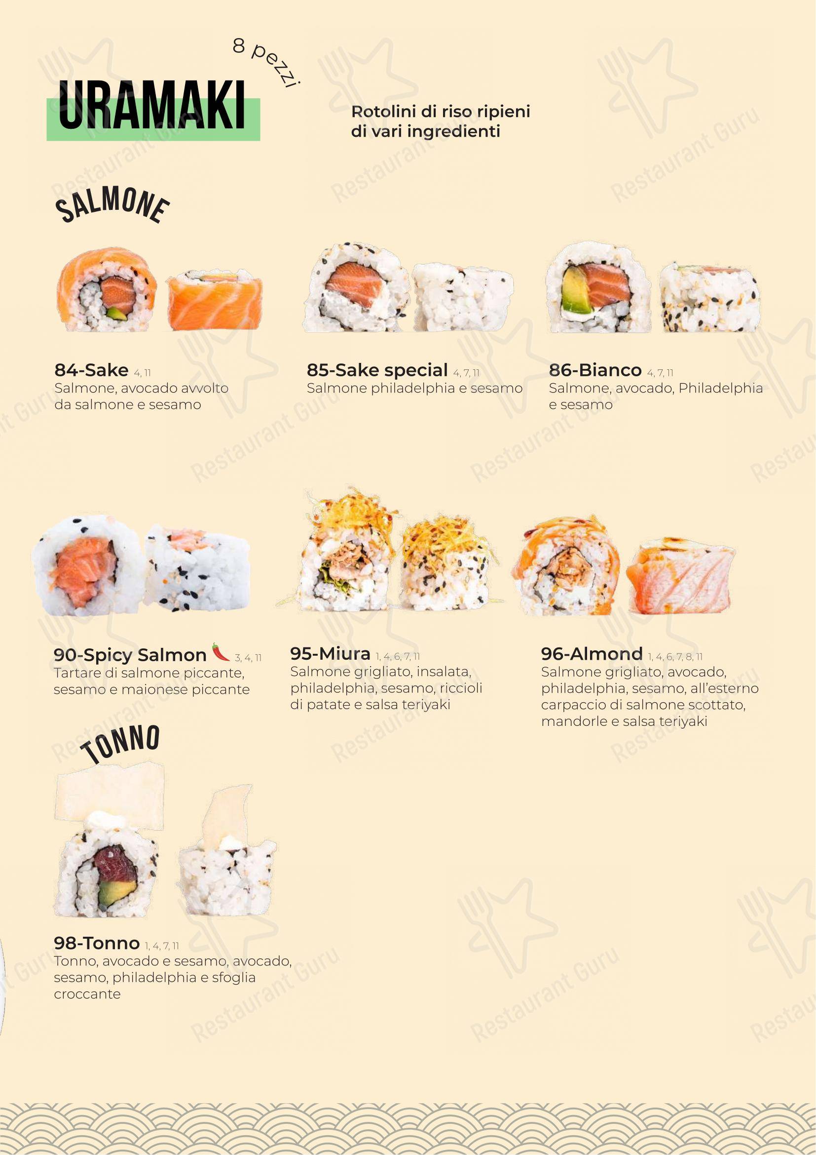菜单 per Long Sushi & Cocktails in Arese
