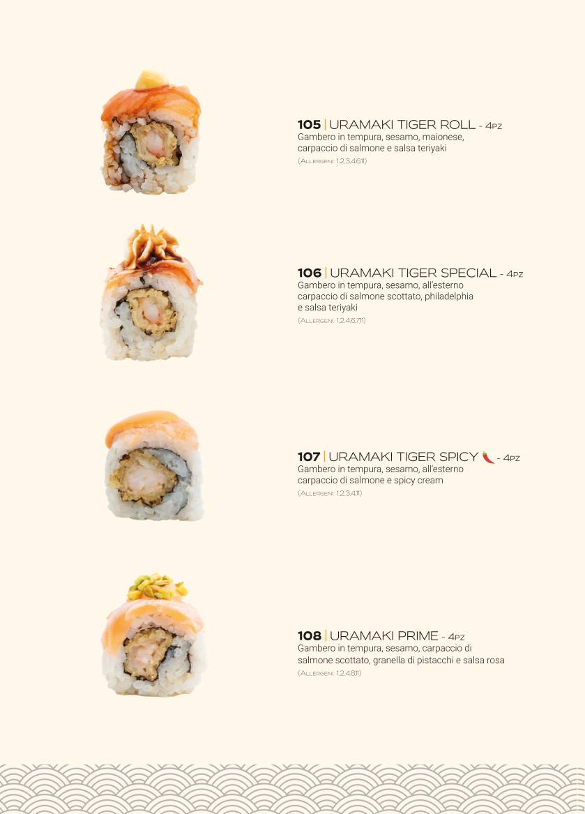 Menu di Long Sushi & Cocktails 
