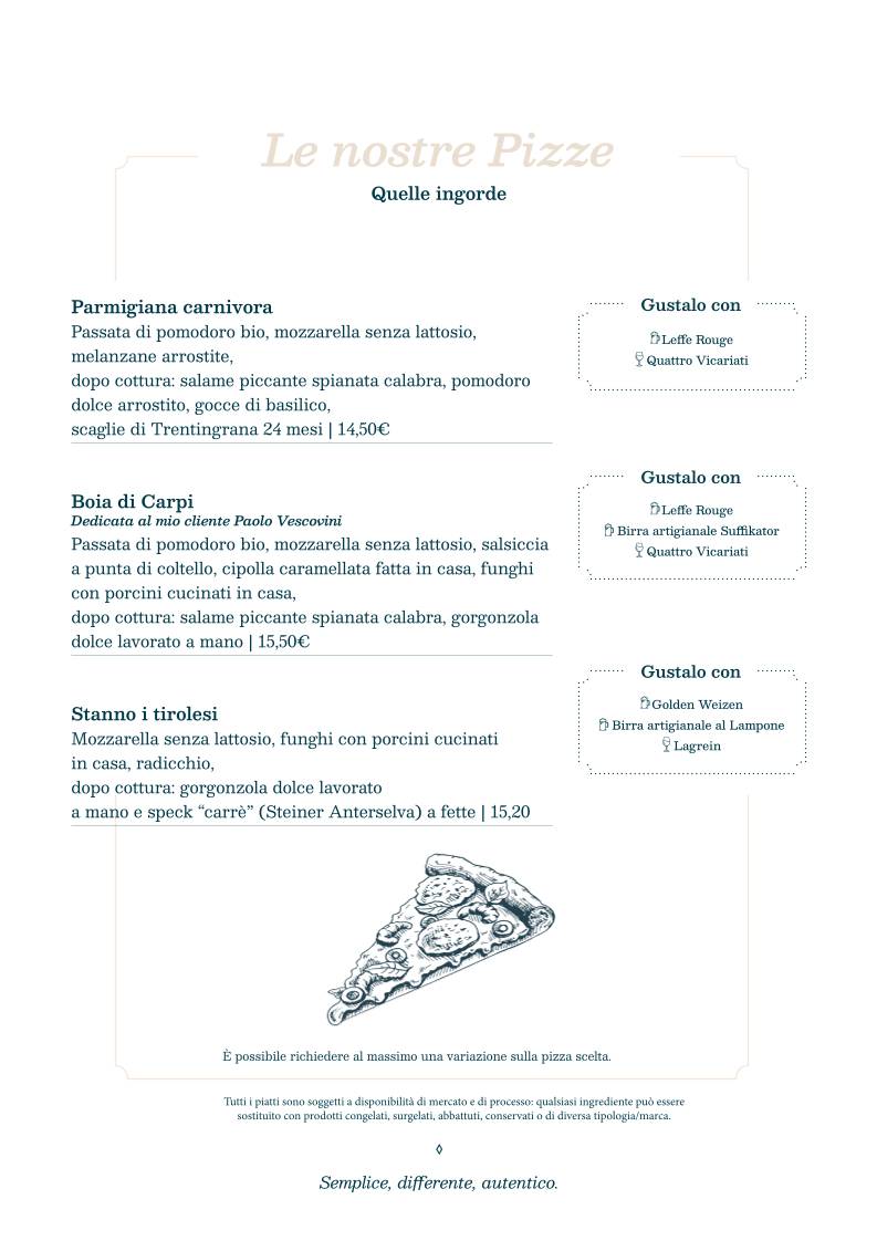 Menu di Loto 