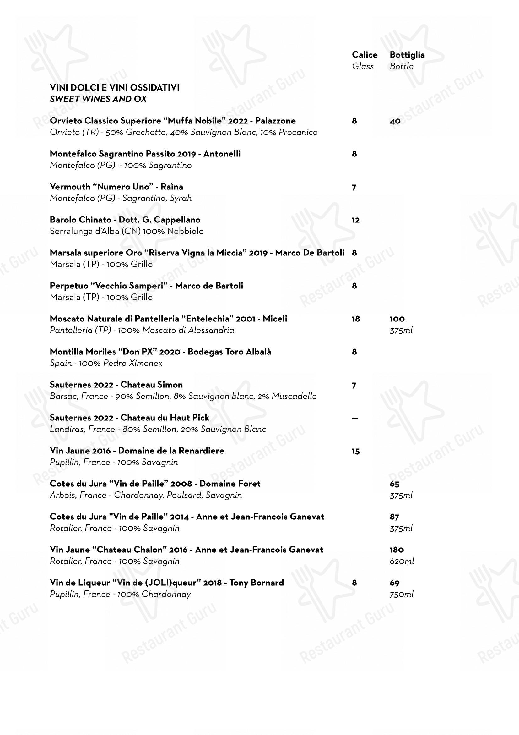 Luce Ristorante in Perugia - Menu