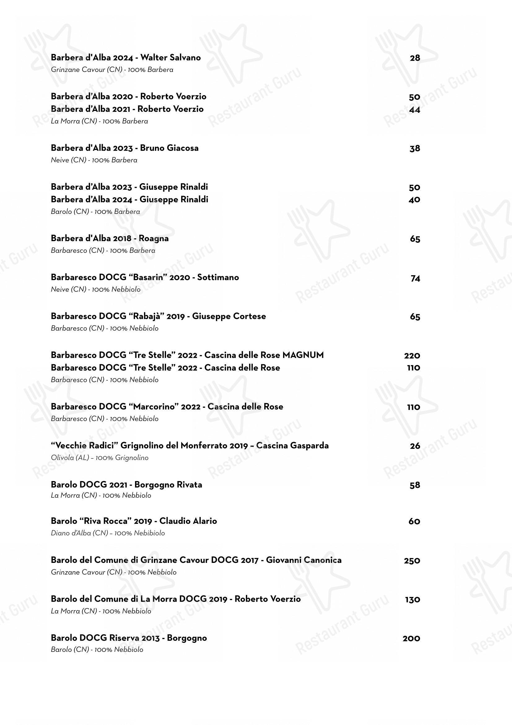Luce Ristorante in Perugia - Menu